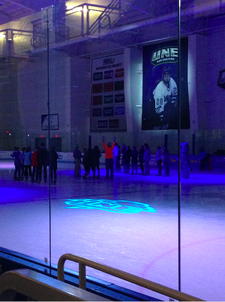 On ice games hosted by APB during the Big Blue Bang