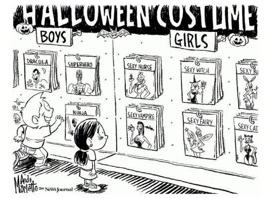 Spooky Sexism: Halloween Costumes Confine Women To Gender Roles throughout Examples Of Gender Roles - World of Examples