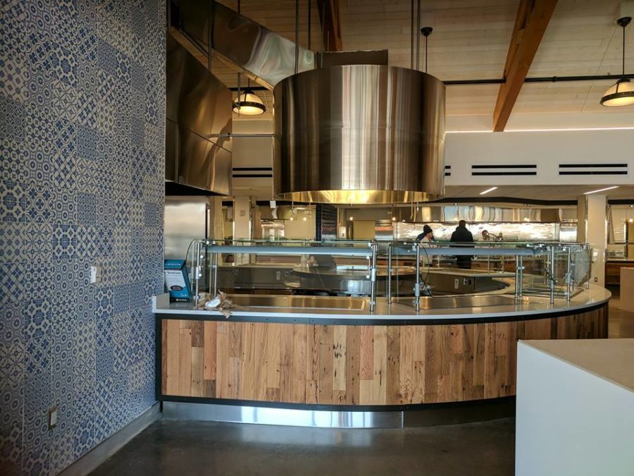 Mongolian grill in the new Commons dining hall  