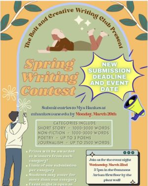 UNEs First Annual Spring Writing Contest