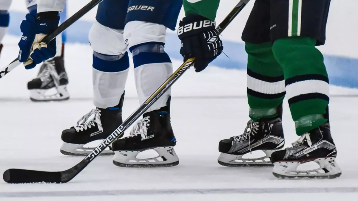 Photo pulled from UNE Athletics. By David Bates. https://athletics.une.edu/news/2024/11/15/m-ice-hockey-gulls-clip-10-une-in-ot-4-3.aspx 