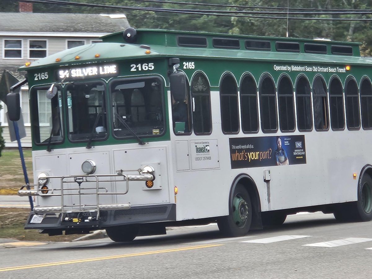 The Silver Line is designed like an old trolley car.